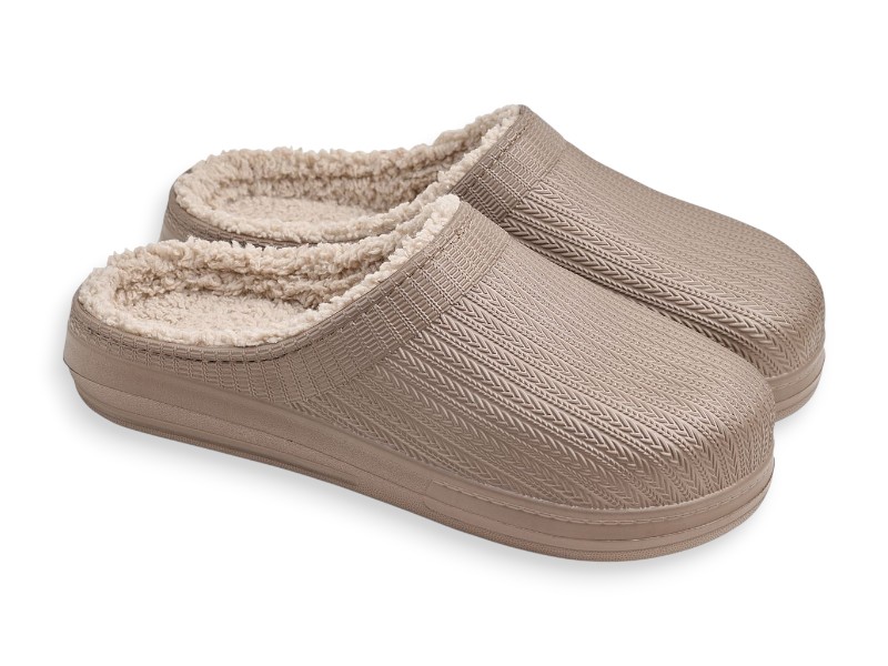 Сабо Rai shoes (36-41) DH650-1DBg т.бежевий (зима)