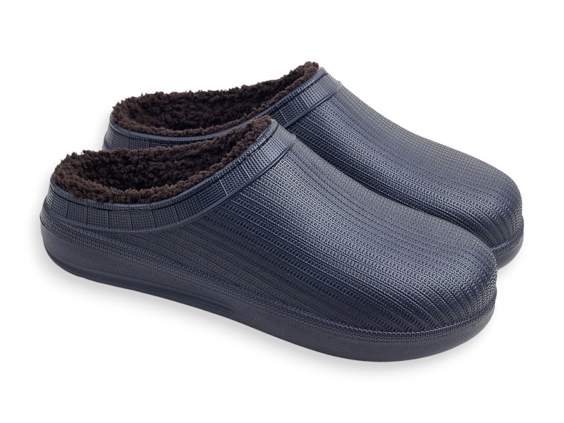 Сабо Rai shoes (41-45) HM132-1N синій (зима)
