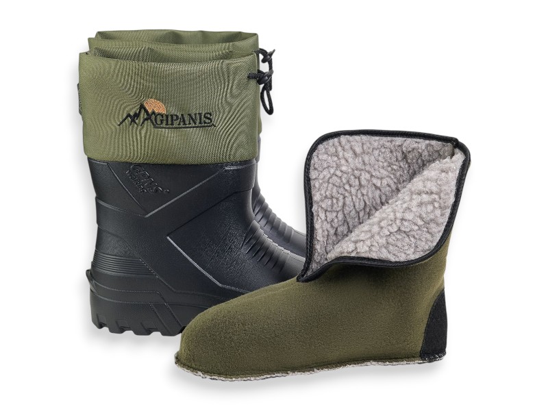 Сапоги Rai shoes (42-45) RM142-2A чорний (зима)