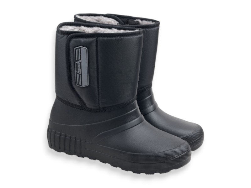 Сапоги Rai shoes (37-41) T478A чорний (зима)