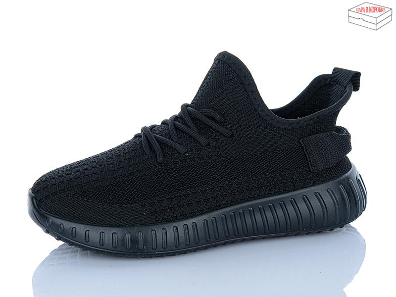 Кроссовки QQ Shoes (36-41) KB015-1 all black (лето)