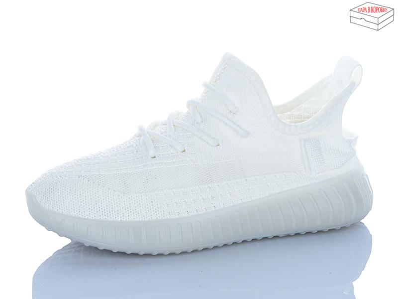 Кроссовки QQ Shoes (36-41) KB015-1 all white (лето)