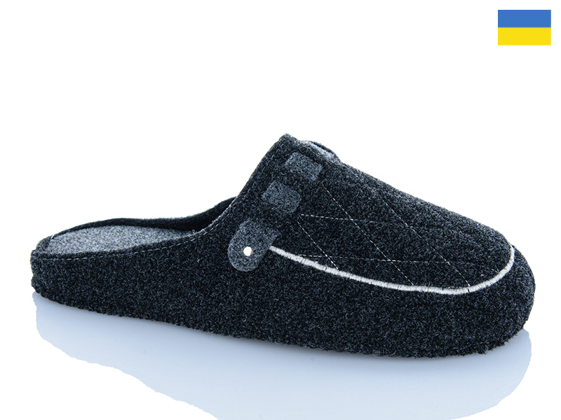 Тапочки Inblu (41-45) 620-4 т.сірий (деми)