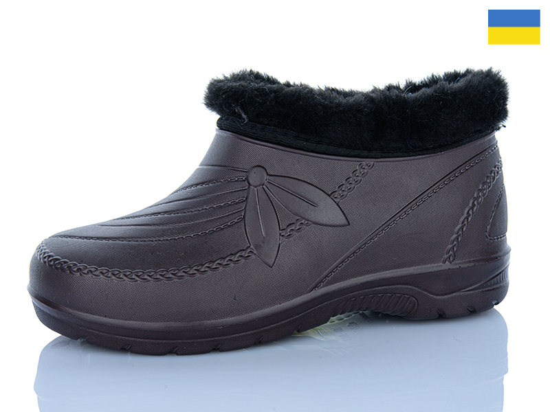 Галоши Sanlin (36-41) A13 шоколад (зима)