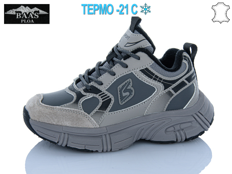 Кроссовки Baas (32-37) K6643-12 термо (зима)