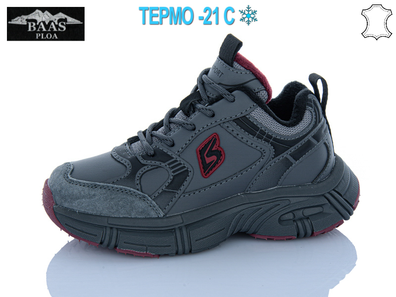 Кроссовки Baas (32-37) K6643-2 термо (зима)