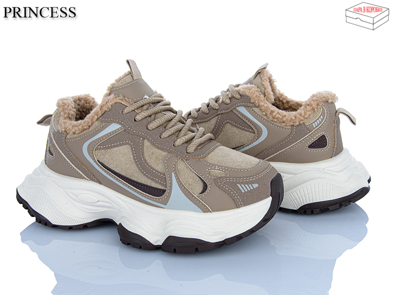 Кроссовки Princess (37-41) L370-1 (зима)