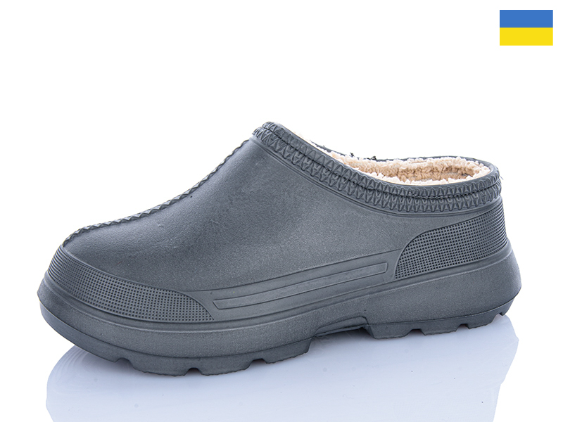 Галоши ALEX M&L (37-42) BA35 т.сірий (зима)