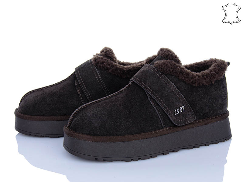 Угги PL PS (36-40) 2642 brown (зима)