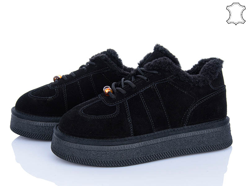 Угги PL PS (36-40) 2646 black (зима)