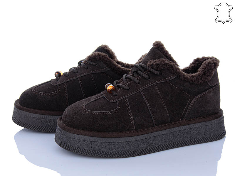 Угги PL PS (36-40) 2646 brown (зима)