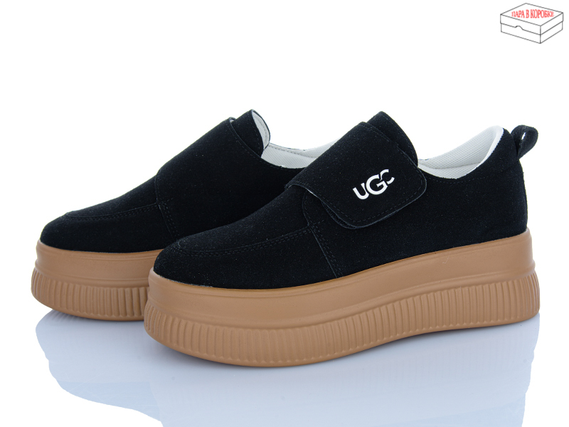 Кроссовки Ailaifa (36-41) AW03 black (деми)