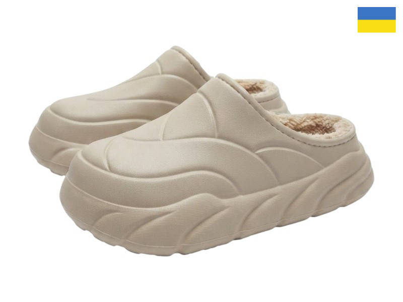 Сабо Rai shoes (37-41) 101 св.сірий (зима)