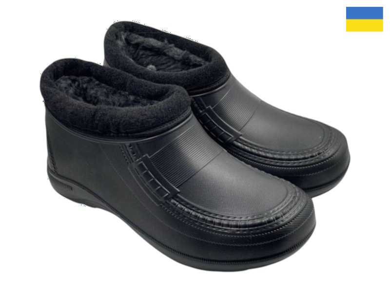 Галоши Rai shoes (37-41) BM30 чорний (зима)