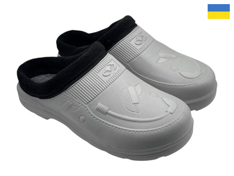 Сабо Rai shoes (41-45) BM33 св.сірий (зима)
