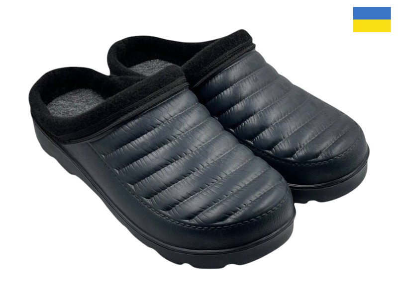 Сабо Rai shoes (37-41) BM34 чорний (зима)