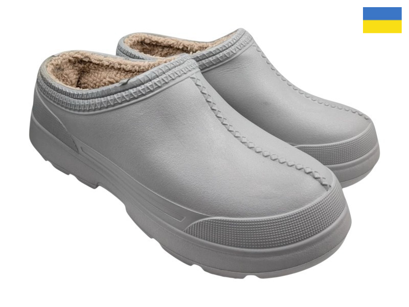 Галоши Rai shoes (37-42) BM35 сірий (зима)