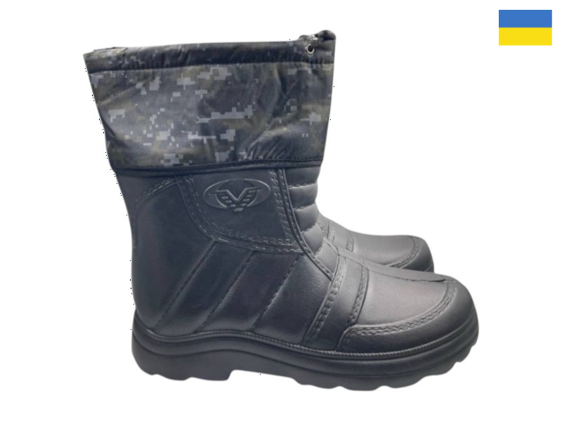 Сапоги Rai shoes (41-45) BM5 чорний (зима)