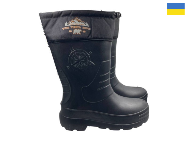 Сапоги Rai shoes (41-45) P2-2 чорний (зима)