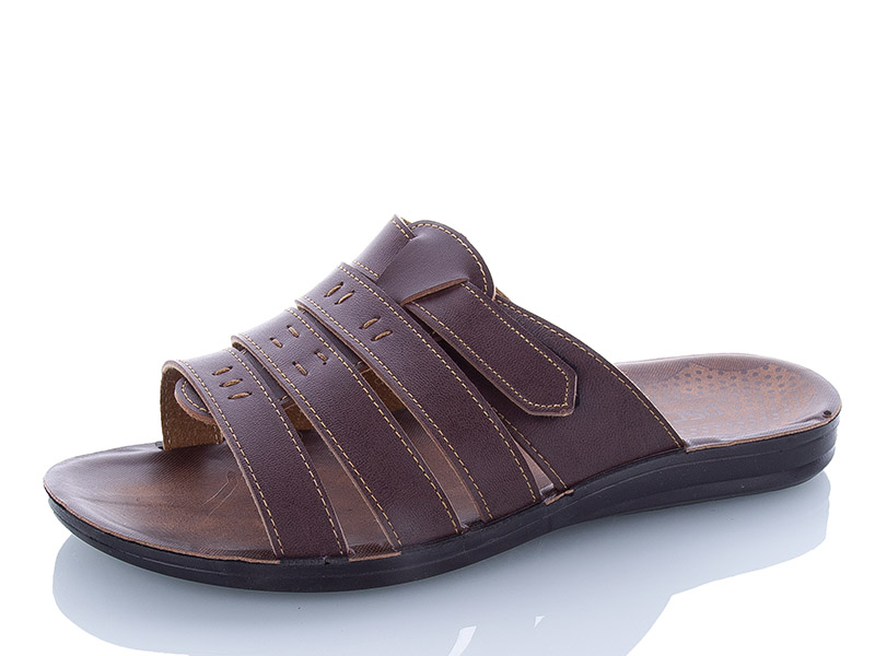 Шлепанцы Oskar (41-45) 10307 brown (лето)