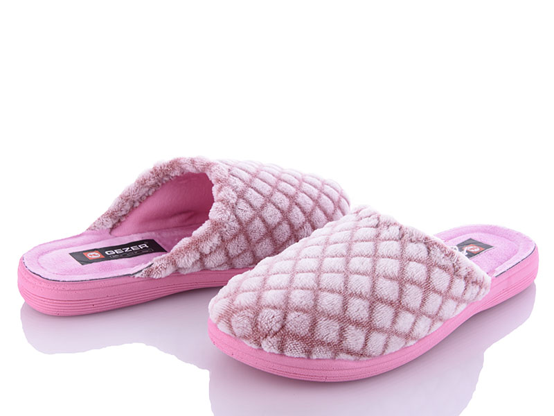 Тапочки Soylu (36-40) A281 pink (зима)