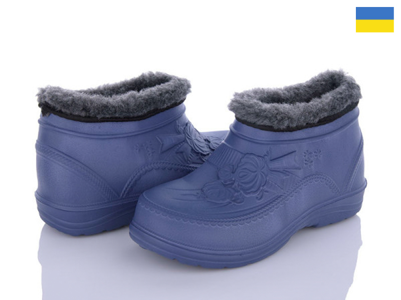 Галоши Slipers (38-42) B32 синій (зима)