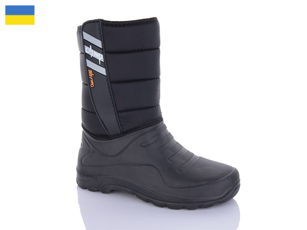 Сапоги Slipers (41-46) 331 чорний (зима)