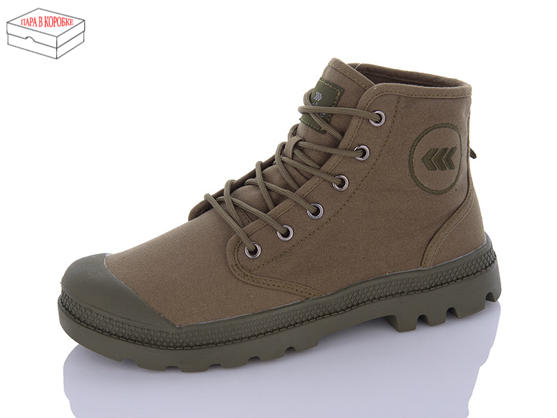 Ботинки Restime (41-46) HMB23444 olive (деми)