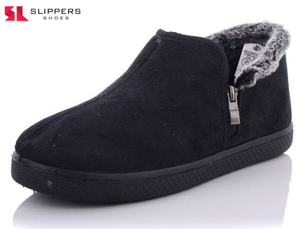 Бурки Slipers (41-45) 411 чорний (зима)