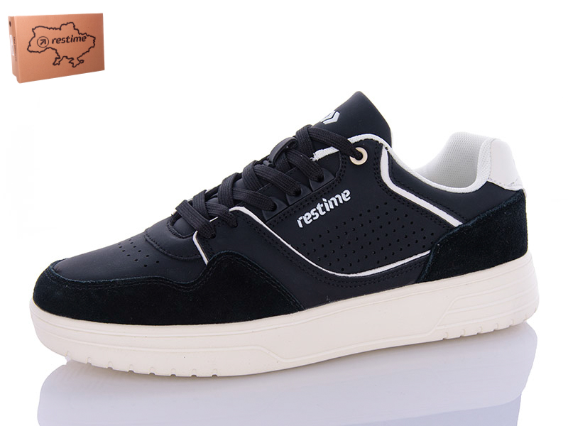 Кроссовки Restime (41-46) SMB24069 black (деми)