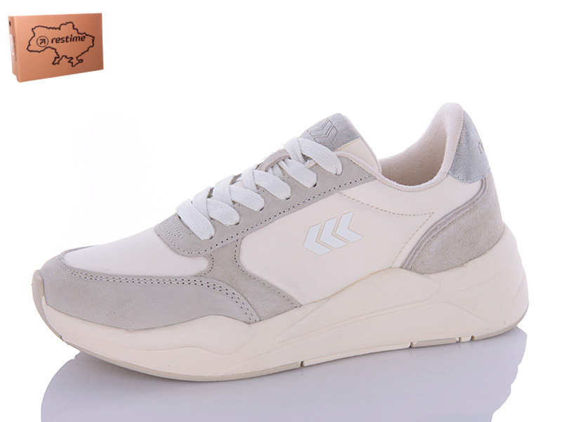 Кроссовки Restime (36-41) FWB24083 l.grey (деми)