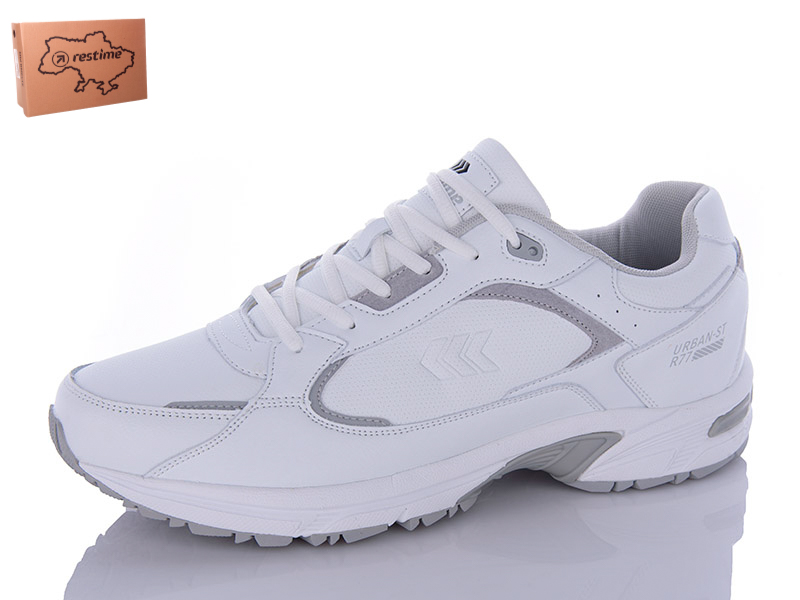 Кроссовки Restime (46-49) PGB24059 white-grey батал (деми)