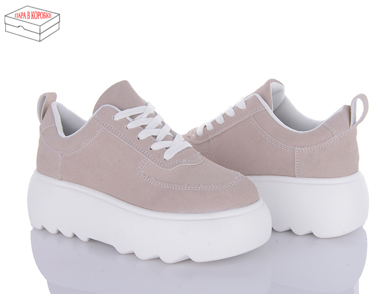 Кроссовки Ailaifa (36-41) 6035 beige-old-1 (деми)