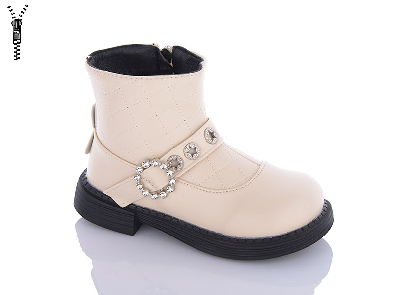 Ботинки Леопард (27-31) A003-2 beige (деми)