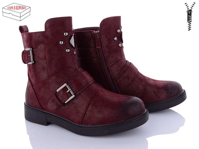 Ботинки OkShoes (36-41) JZ8716-4 (зима)