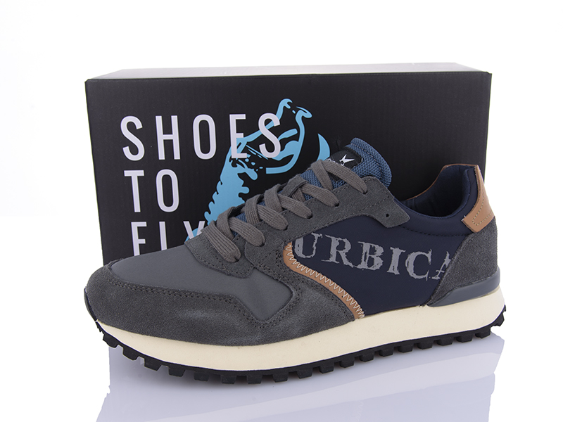 Кроссовки Restime (41-46) UMO24251 d.grey (деми)