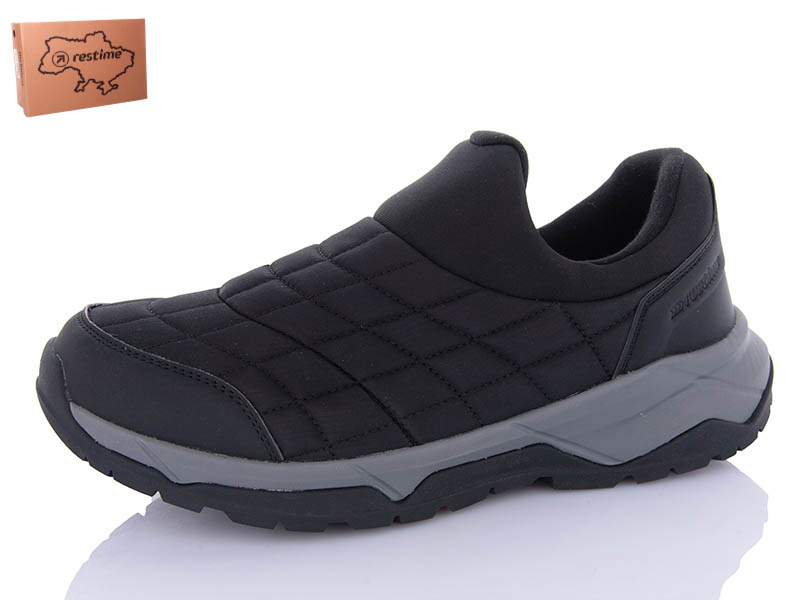 Кроссовки Restime (41-46) VMO24270 black (деми)