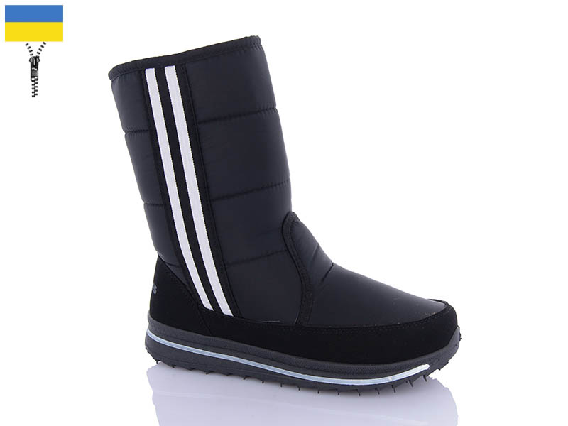 Дутики RGP (38-42) 3105 чорний (зима)