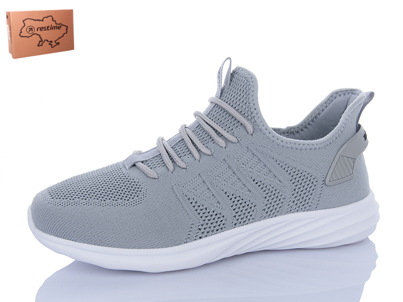 Кроссовки Restime (41-45) AML25968 grey (деми)