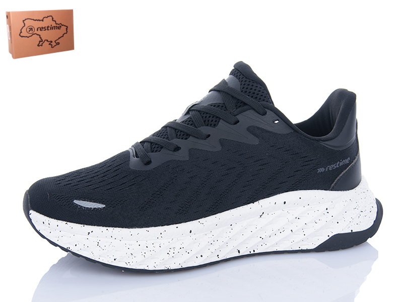 Кроссовки Restime (41-46) CML25516 black (деми)