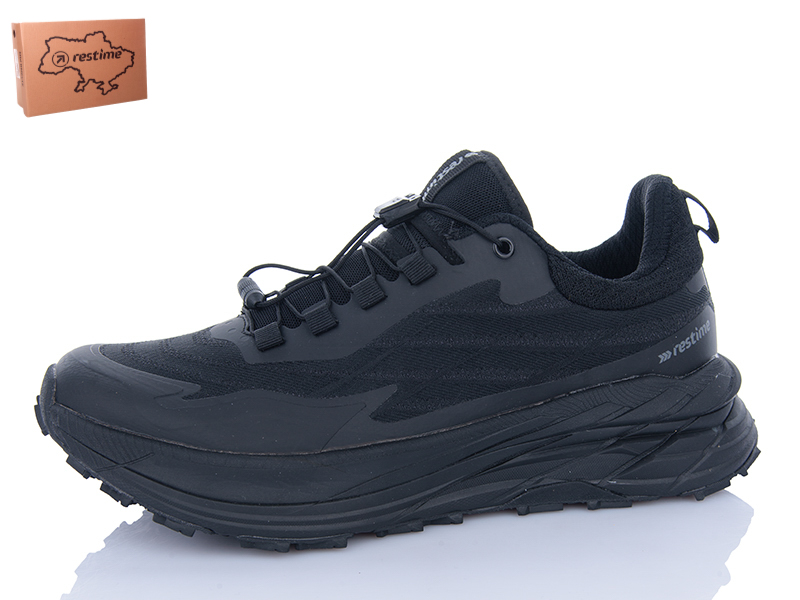 Кроссовки Restime (41-46) CML25521 black (деми)
