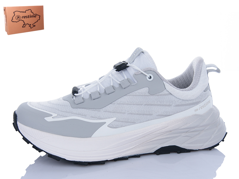 Кроссовки Restime (41-46) CML25521 l.grey (деми)