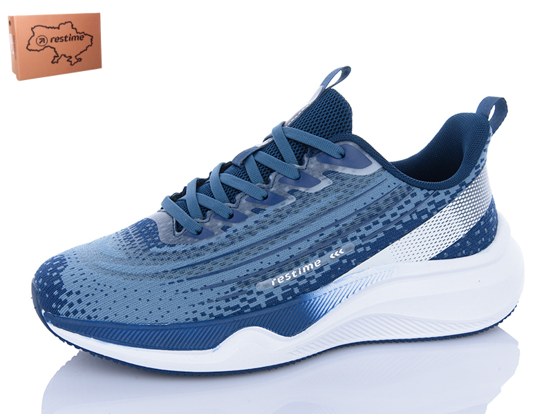 Кроссовки Restime (40-45) RML25541 navy (деми)