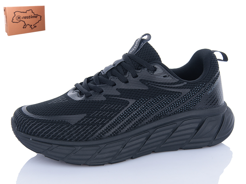 Кроссовки Restime (40-45) EML25449 black (деми)