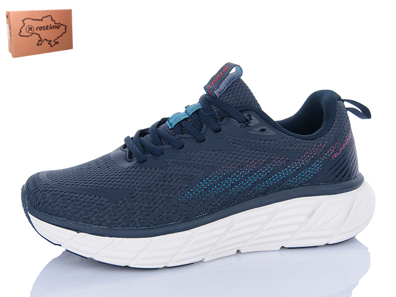 Кроссовки Restime (40-45) EML25449 navy (деми)