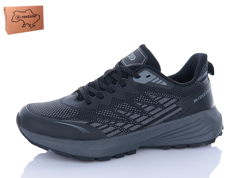 Кроссовки Restime (40-45) EMB25500 grey (деми)