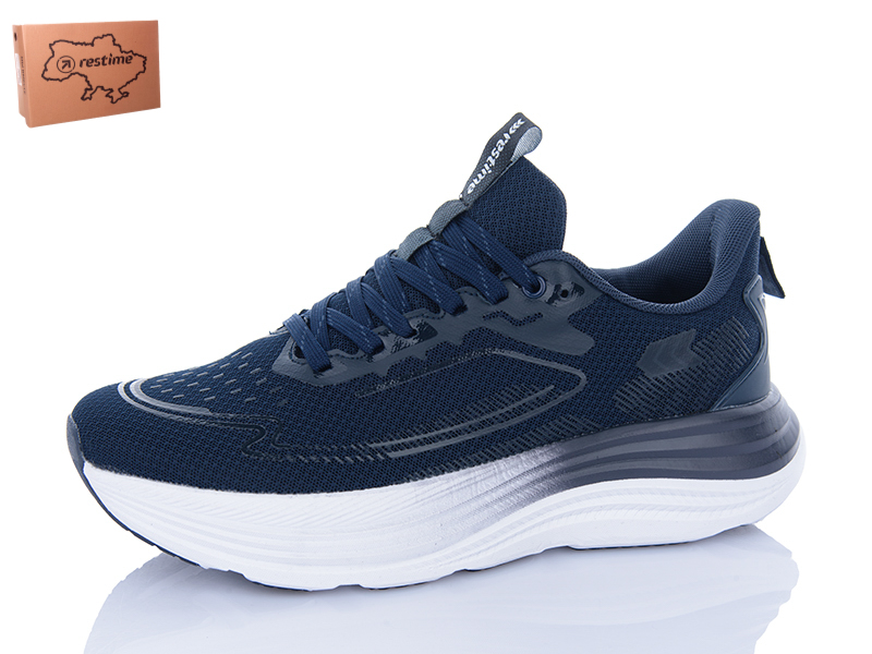 Кроссовки Restime (41-46) EML25508 navy (деми)