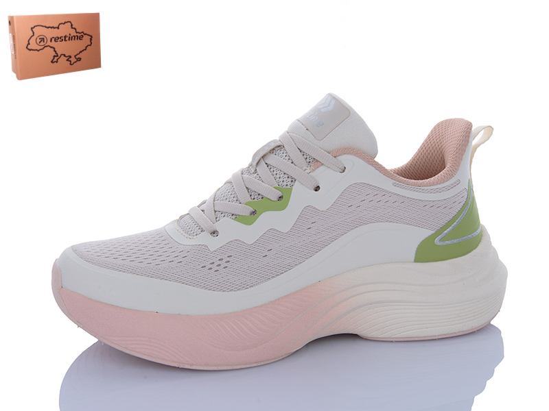 Кроссовки Restime (36-41) SWL25533 beige-nude (деми)