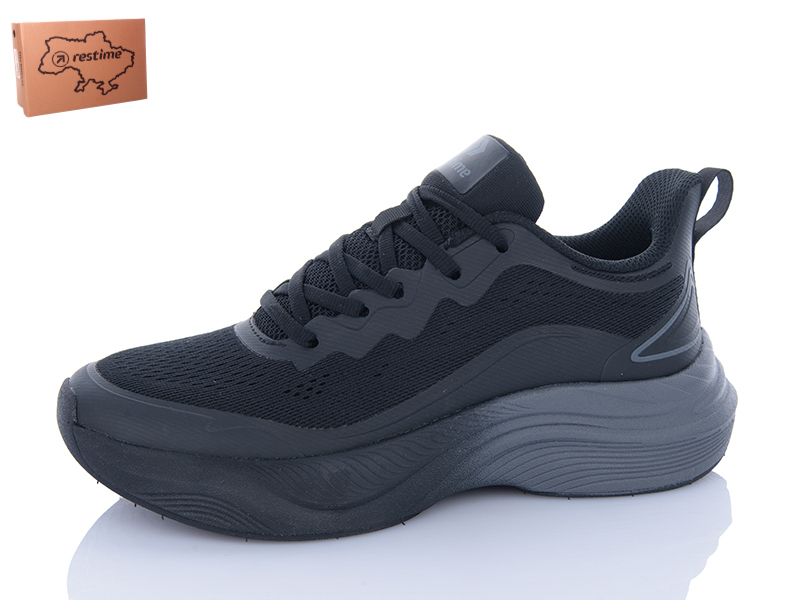 Кроссовки Restime (36-41) SWL25533 black (деми)
