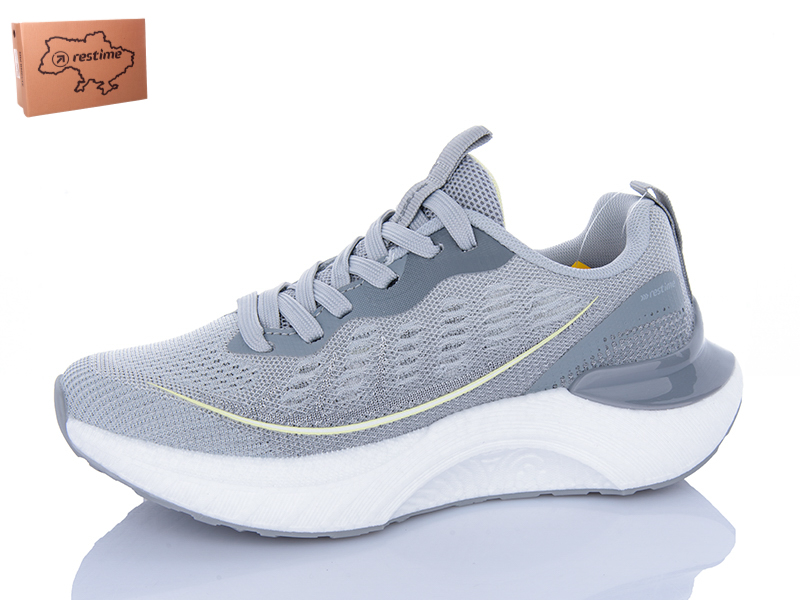 Кроссовки Restime (36-41) UWL25525 l.grey (лето)